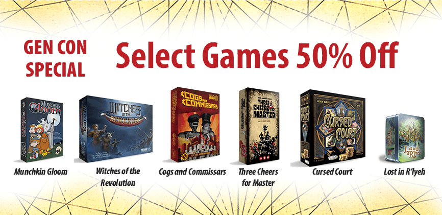 Six Games Are 50% Off This Weekend for Virtual Gen Con