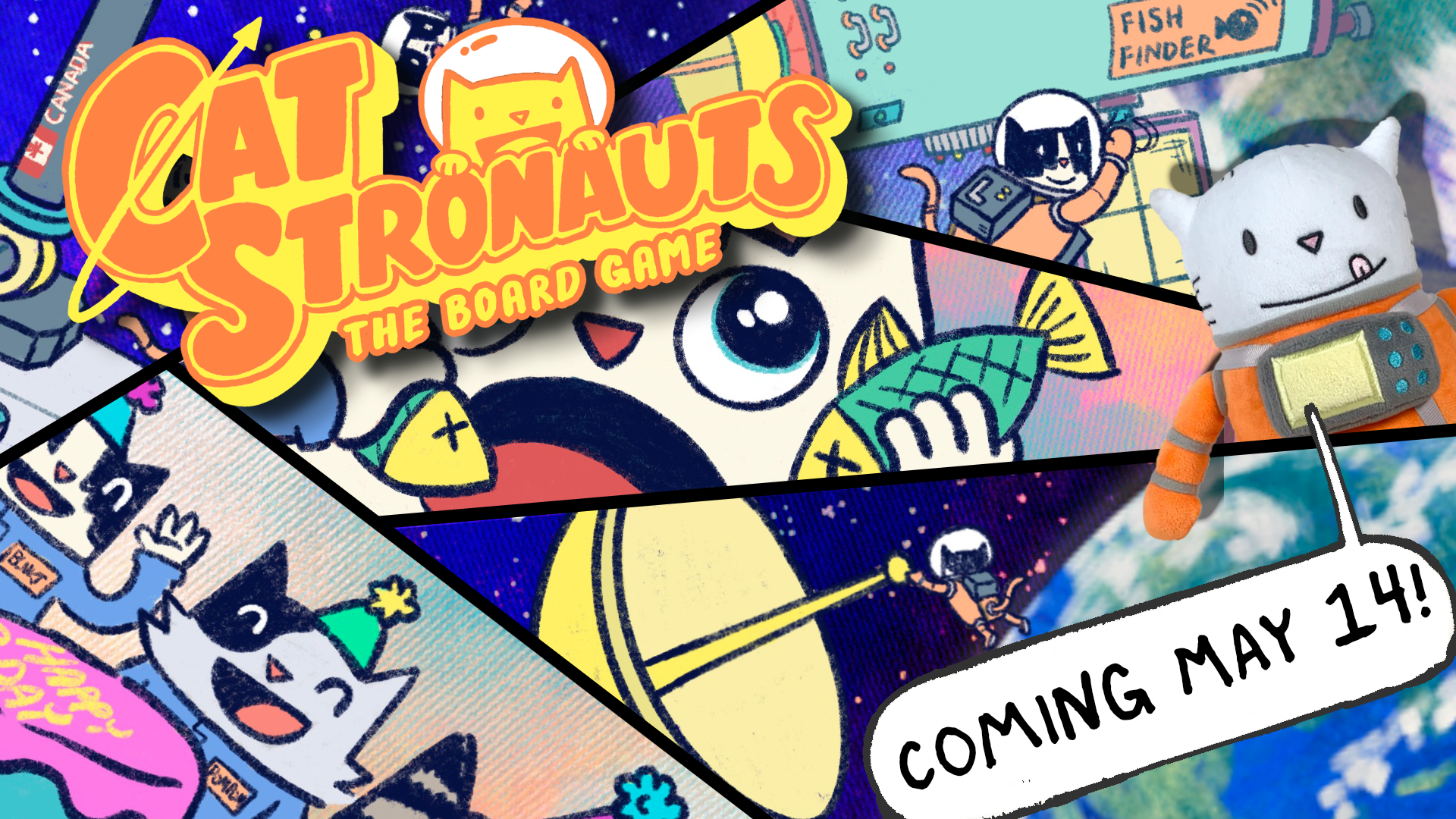 Prepare for Lunch! CatStronauts Kickstarter MAY 14!