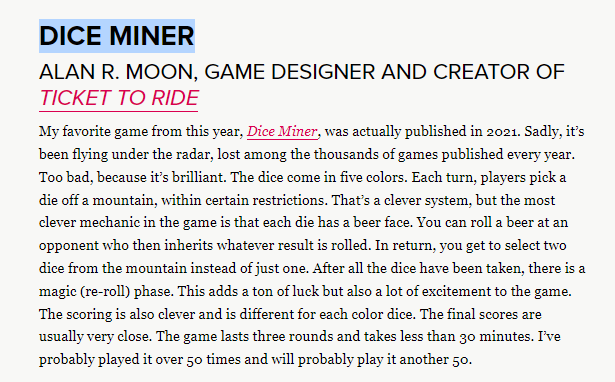 Dice Miner Review Screenshot