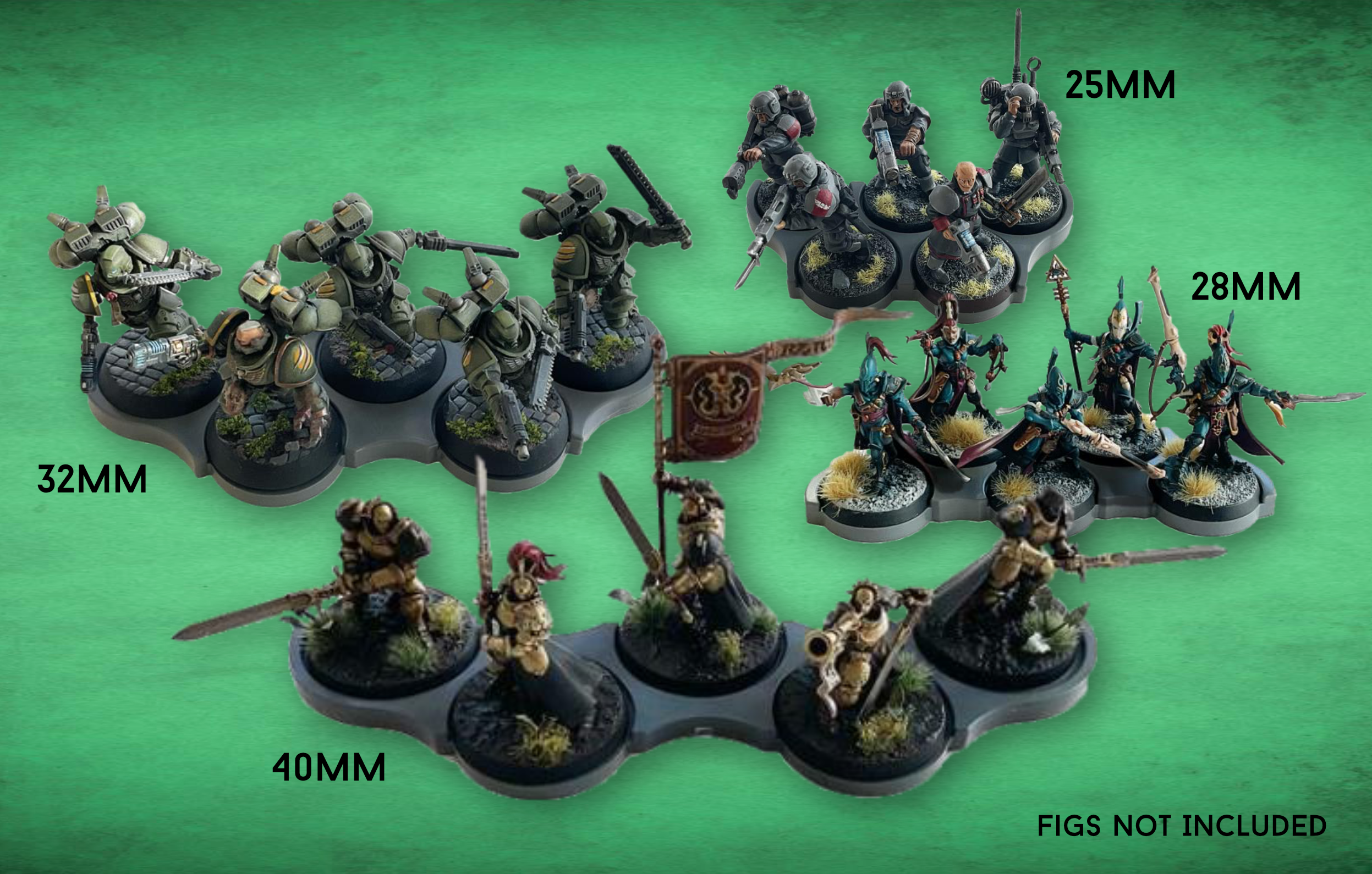 MovementTrays Minis GreenCOMBO MovementTrays Minis GreenCOMBO