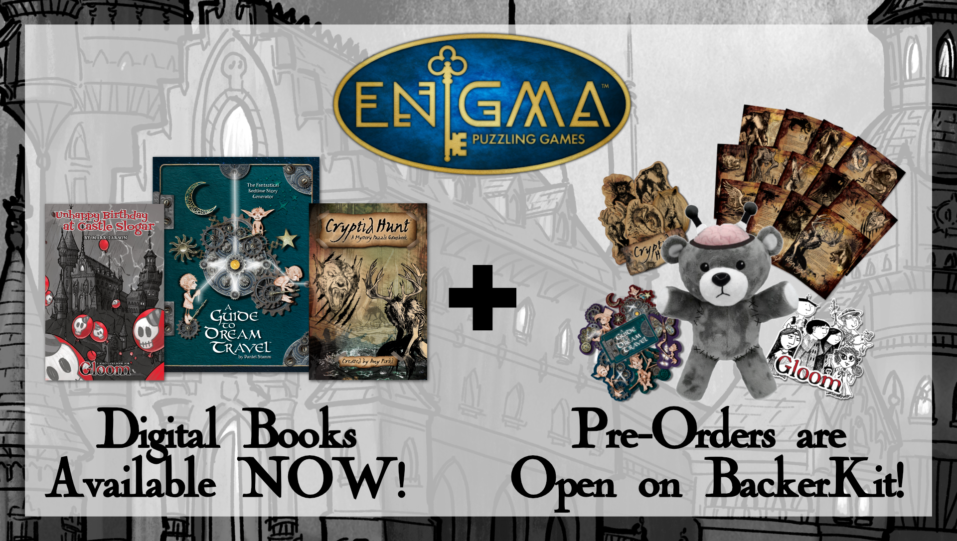 Download or Pre-Order Enigma Gamebooks NOW!