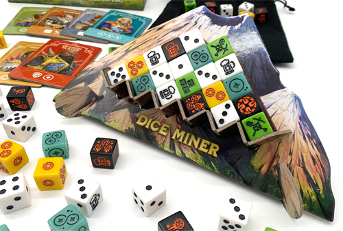 Dice Miner Standard Edition Mountain Close up WEB